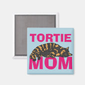 TORTOISESHELL CAT TORTIE MOM MAGNET マグネット (正面/裏面)
