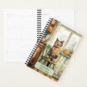 Tortoiseshell Cat Undated Appointment Book Diary プランナー手帳 (ディスプレー)