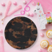 Tortoiseshell Seamless Pattern, Chic TortoiseShell ペーパープレート (パーティー)