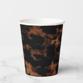 Tortoiseshell Seamless Pattern, Chic TortoiseShell 紙コップ (裏面)