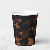 Tortoiseshell Seamless Pattern, Chic TortoiseShell 紙コップ (左)