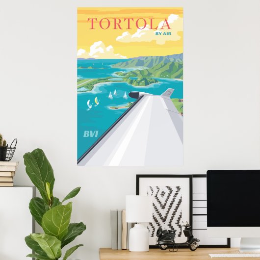 Tortola Poster ポスター (ホームオフィス)