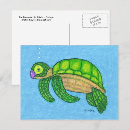 TORTUGAはがき ポストカード (正面/裏面)