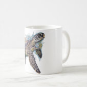 Tortuga de mar multicolor コーヒーマグカップ (正面右)