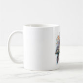 Tortuga de mar multicolor コーヒーマグカップ (左)