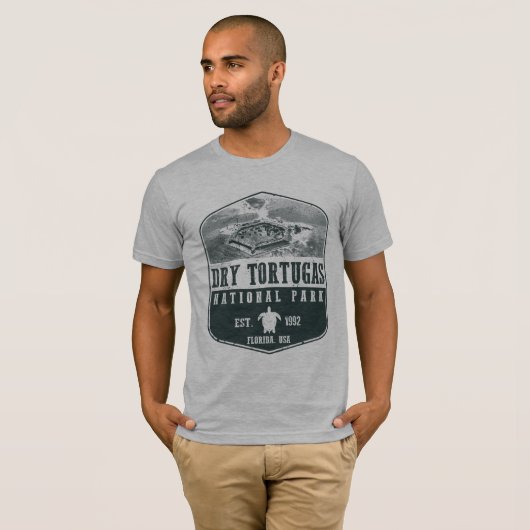 Tortugasの乾燥した国立公園 Tシャツ (正面フル)
