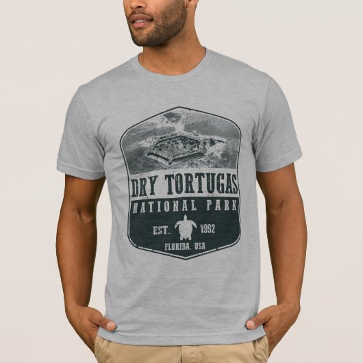 Tortugasの乾燥した国立公園 Tシャツ (正面)
