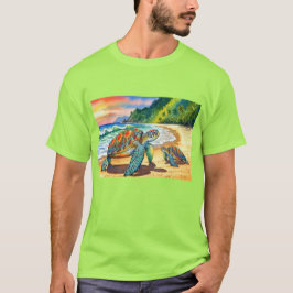 Tortugas en la playa  tシャツ