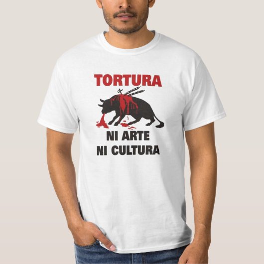 TORTURA NI ARTE NI CULTURA Tシャツ (正面)