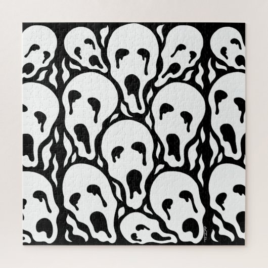 Tortured Souls Weird Horror Artwork ジグソーパズル (縦)