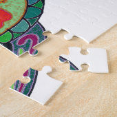 Tortusのハイビスカス ジグソーパズル (側面)