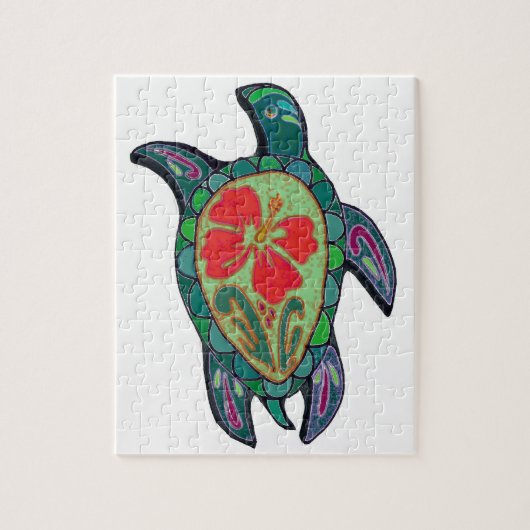 Tortusのハイビスカス ジグソーパズル (縦)