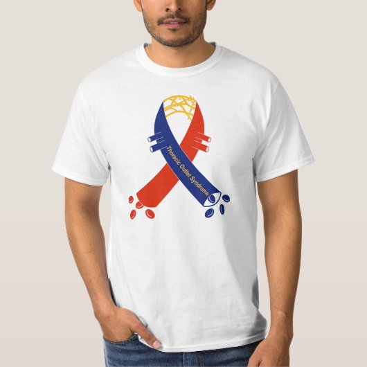 TOSサポートリボンのティー Tシャツ (正面)