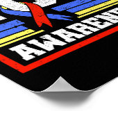 Tos認識度リボン胸部出口症候群Supp ポスター (角)