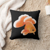 Tosakinの蝶ファンテールの金魚の枕 クッション (ブランケット)