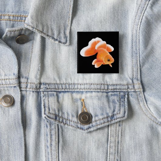 Tosakinの蝶尾金魚Pin 缶バッジ (インサイチュ)