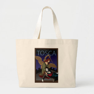 Toscaのオペラ ラージトートバッグ