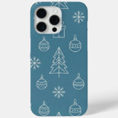 Tosca Christmas texture with festive elements Case-Mate iPhoneケース (裏面)