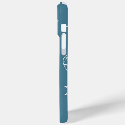 Tosca Christmas texture with festive elements Case-Mate iPhoneケース (裏面 / 左)