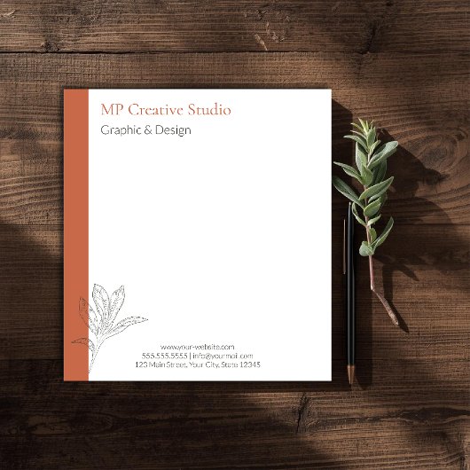 Toskana Rustic Elegance ノートパッド