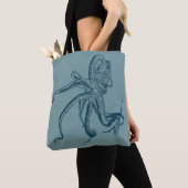 Tot bag octopus トートバッグ (クローズアップ)