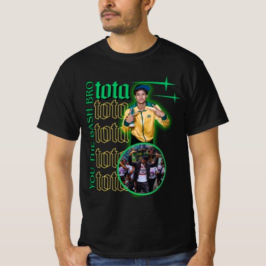 Tota Mc Funny Meme - "You the Bash Bro" Mafiathon3 Tシャツ (正面)