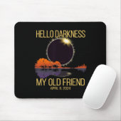 Total 太陽の Eclipse 04.08.24 Hello Darkness My Old マウスパッド (マウス)