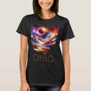 Total 太陽の Eclipse 2024州オハイオ総和4月 Tシャツ