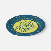 Total 太陽の Eclipse 2024年4月8日パーティーの表示 ペーパープレート (アングル)