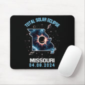 Total 太陽の Eclipse 2024年4月8日ミズーリ総生産高 マウスパッド (マウス)