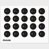 Total 太陽の Eclipse America Totality 2024年4月8日 ラウンドシール (シート)