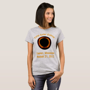 Total 太陽の Eclipse ( Casper, Wyoming ) Tシャツ