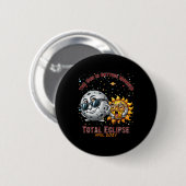 Total 太陽の Eclipse Chase 2024年4月Sun Is Gettin 缶バッジ (正面&裏面)