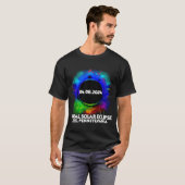 Total 太陽の Eclipse ERIE PENNSYLVANIA 2024年4月8日 Tシャツ (正面フル)