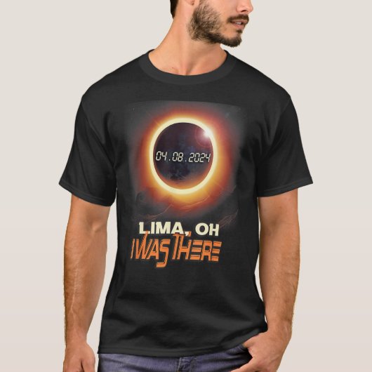 Total 太陽の Eclipse Lima Ohio OH Tシャツ (正面)