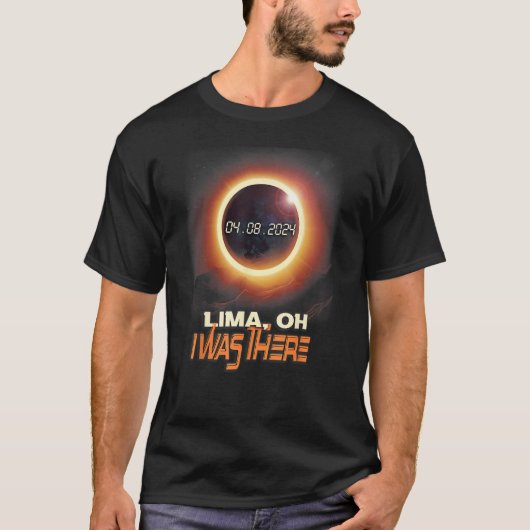 Total 太陽の Eclipse Lima Ohio OH Tシャツ (正面)