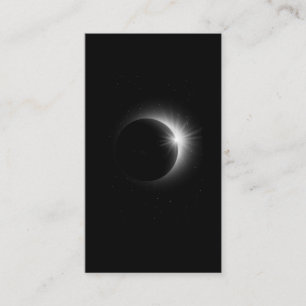 Total Eclipse 太陽の Astronomy 名刺