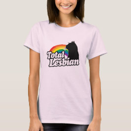 TOTAL LESBIAN CAT -.png Tシャツ