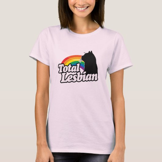 TOTAL LESBIAN CAT -.png Tシャツ (正面)