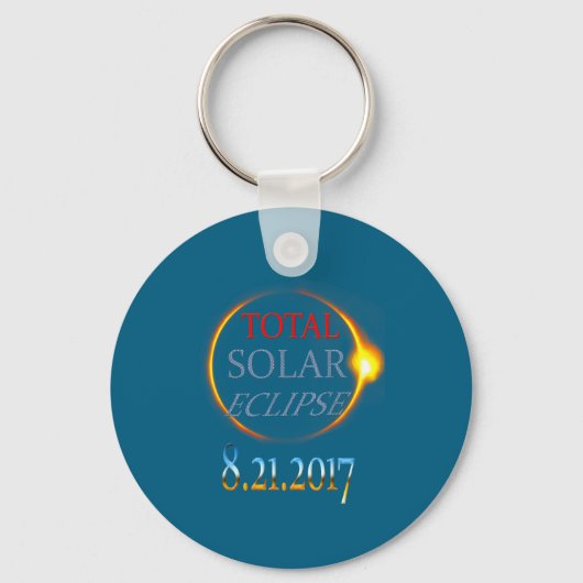 Total Solar Eclipse 2017 Design キーホルダー (正面)