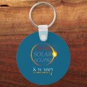 Total Solar Eclipse 2017 Design キーホルダー (正面)