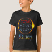 Total Solar Eclipse 2017 Illustration Tシャツ (正面)