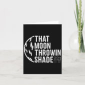 Total Solar Eclipse 2017 Moon Illustration カード (正面)