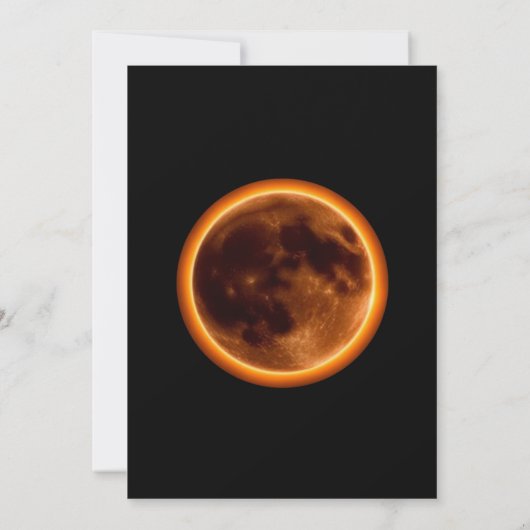 Total Solar Eclipse 2026 招待状 (裏面)