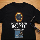 Total Solar Eclipse 2026 , August 12 Totality  Tシャツ