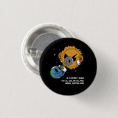 Total Solar Eclipse 2026 Greenland Photobomb 缶バッジ (正面&裏面)