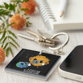 Total Solar Eclipse 2026 Iceland Photobomb キーホルダー (正面右)