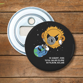 Total Solar Eclipse 2026 Iceland Photobomb 栓抜き