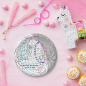 Total Solar Eclipse 2026 Map ペーパープレート (パーティー)