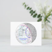 Total Solar Eclipse 2026 Map ポストカード (スタンド正面)